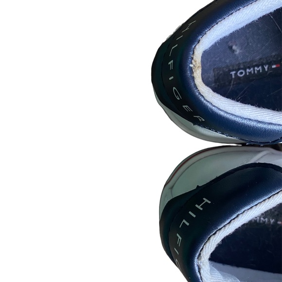 Tommy Hilfiger X VANS Slip on Sneakers WHITE BLUE AND RED. - Picture 5 of 6